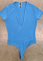 Short Sleeve V-Neck Bodysuit